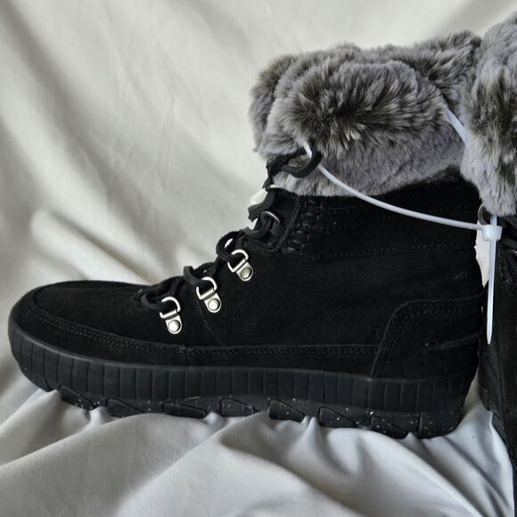 Sperry Womens Torrent Lace Up Size 8.5 Black Waterproof Winter Boots Insulated - Picture 7 of 10